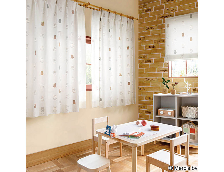 リリカラ［miffy curtain］ミッフィーカーテン　品番：TM-54051